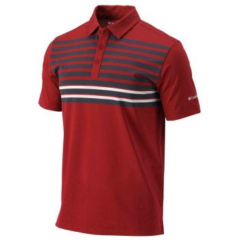 Columbia Golf Omni-Wick Energy, Polo Rojos Para Hombre | 798641-MAX